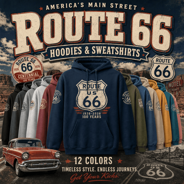 Route 66 Hoodies & Sweatshirts