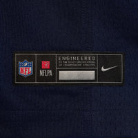 Dallas Cowboys Javonte Williams Nike Navy Team Game Jersey