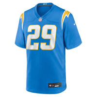 Los Angeles Chargers Kaiir Elam Powder Blue Team Game Jersey