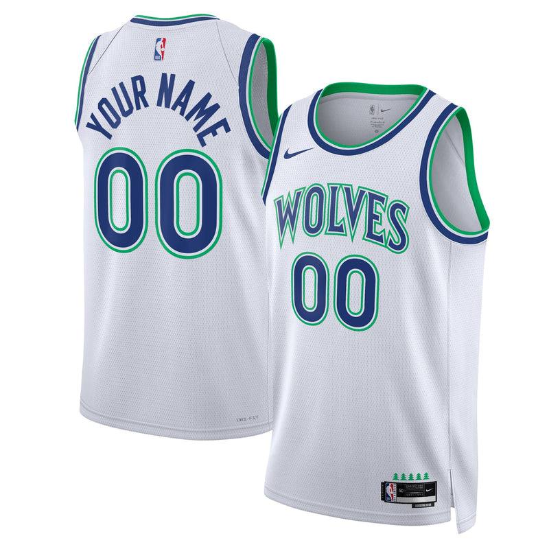 Minnesota Timberwolves Replica Association Swingman Jersey - Custom