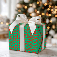 Green Confetti Gift Wrap, Red Polka Dot Christmas Wrapping Paper, Festive Berry Holiday Wrapping Paper, Retro Dot Gift Wrap, Gift Wrap Roll