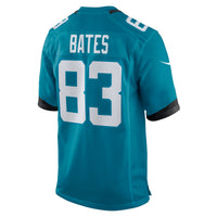 Jacksonville Jaguars Brenden Bates Teal Team Game Jersey