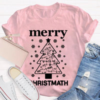 Humorous Math Christmas Shirt, Merry Christmath T-Shirt, Math Pun Holiday Graphic Tee, Mathematics Teacher Christmas Present, Student Xmas Top