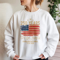 America 250 Years Sweatshirt | We The People Semiquincentennial 1776-2026 Design | Soft Cotton Polyester Blend | Patriotic Gift for History Lovers