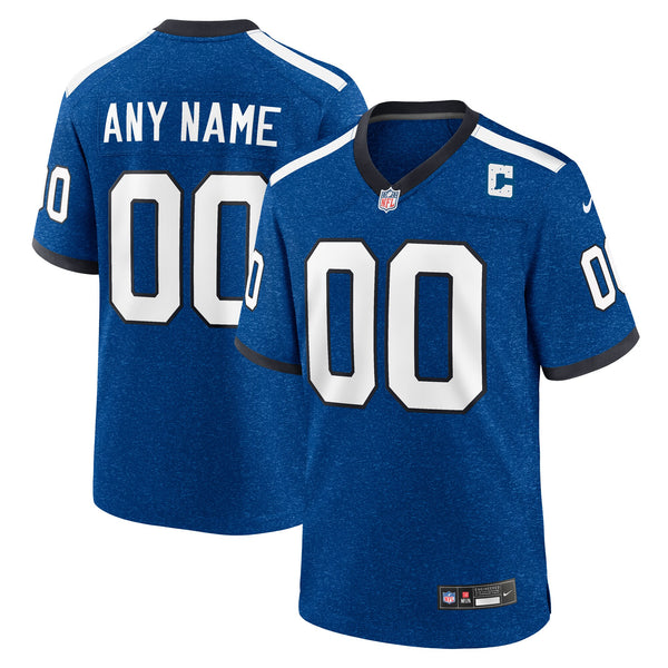 Indiana Nights Indianapolis Colts Nike Blue Alternate Custom Game Jersey