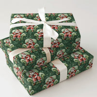 Video Game Christmas Gift Wrap, Gamer Santa Wrapping Paper, Humorous Gaming Santa Wrapping Paper, Tech Lover Holiday Paper Roll