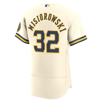Milwaukee Brewers Jacob Misiorowski Cream Home Authentic Jersey