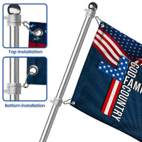 We The People American Flag | 250 Years Blessing 1776-2026 | UV-Resistant Polyester Grommet Flag | Patriotic Home Decor Gift