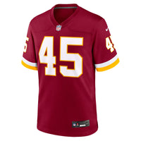 Washington Commanders K'Lavon Chaisson Burgundy Team Game Jersey
