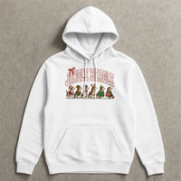 Christmas Beagle Dog Hooded Sweatshirt, Jingle Beagle Hoodie, Humorous Holiday Dog Lover Pullover, Adorable Xmas Beagle Present for Dog Mom