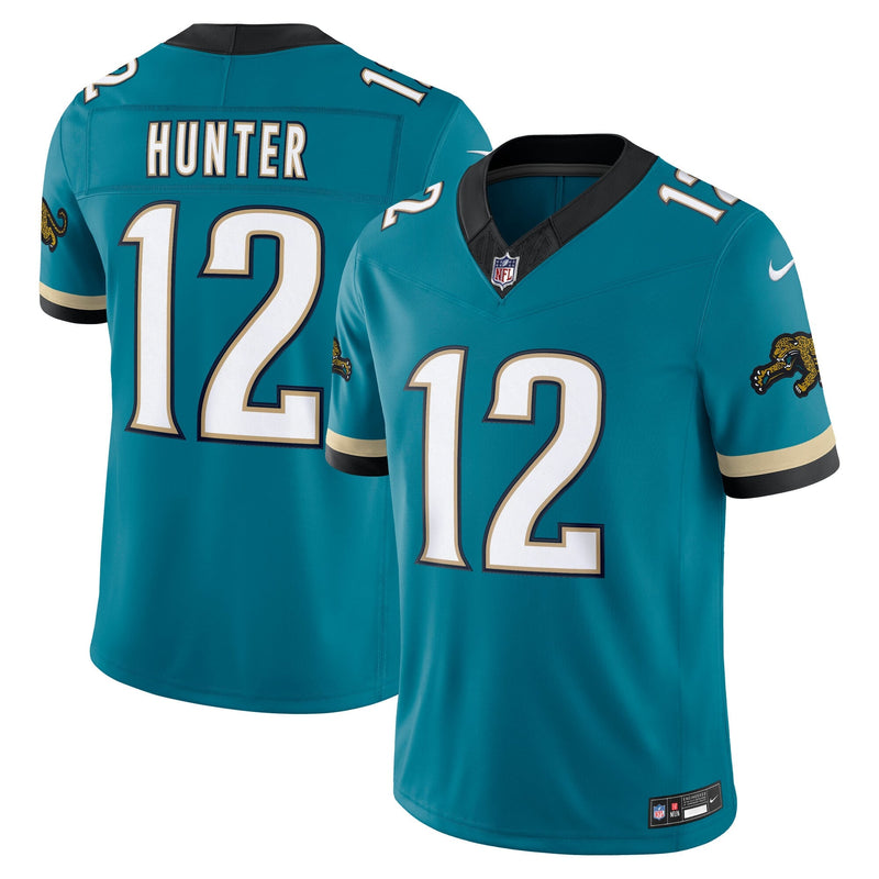 Jacksonville Jaguars Travis Hunter Teal Alternate Prowler Throwback Printed Limited Jersey