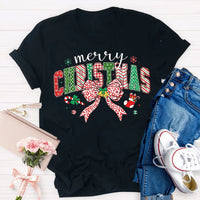 Adorable Holiday Educator Shirt, Merry Christmas Teacher T-Shirt, School Teacher Graphic Tee, Winter Christmas Teacher Shirt, Teacher Xmas Present