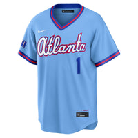 Atlanta Braves Ozzie Albies Powder Blue 2026 City Connect Stadium Jersey