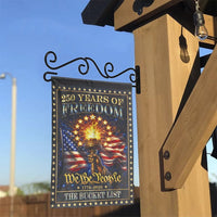 250 Years of Freedom Garden Flag | We the People 1776-2026 Design | Double-Sided Weather-Resistant Polyester | Collector's Patriotic Yard Decor