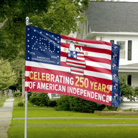 Snoopy 250 Years American Independence House Flag | Celebrating America's Semiquincentennial 1776-2026 | Premium Weather-Resistant Polyester | Patriotic Gift for History Lovers