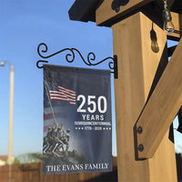 Patriotic Garden Flag | 250 Years Semiquincentennial 1776-2026 Americana Design | Double-Sided Weather-Resistant Polyester | Gift for Patriots and History Lovers