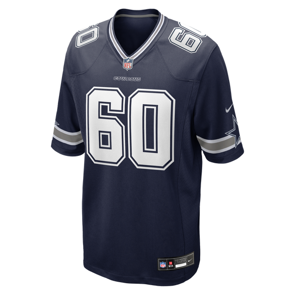Dallas Cowboys Tyler Guyton Nike Navy Player Game Jersey