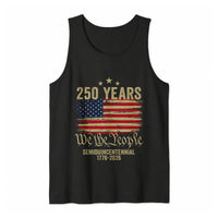 American Flag Tank Top | 250 Years We the People Semiquincentennial 1776-2026 | Soft Breathable Unisex Top | Patriotic Gift for History Fans