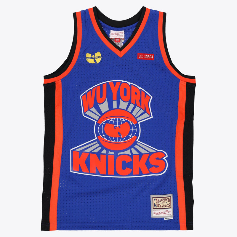 New York Knicks X Wu Tang Shaolin BR NBA Remix Jersey – Royal Blue