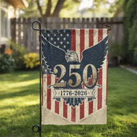 Eagle America 250 Years Garden Flag | 1776-2026 Vintage Americana Eagle Design | Weather-Resistant Double-Sided Polyester | Patriotic Gift for History Lovers