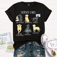 Cute Science Teacher Lab Dog Lover Shirt