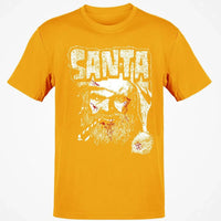 Dark Spooky Christmas Graphic Tee, Santa Horror T-Shirt, Scary Killer Santa Clause Shirt, Creepy Holiday Season Slasher Top