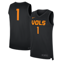 Black Tennessee Volunteers #1 Replica Basketball Jersey