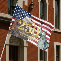American Eagle House Flag | 250 Years of America 1776-2026 Commemorative Design | Double-Sided Weather-Resistant Polyester | Patriotic Gift for Home Decor Enthusiasts