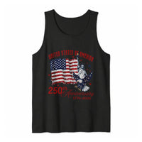 USA 250th Anniversary Tank Top | Vintage Flag, Eagle & Statue of Liberty | Premium Breathable Lightweight Fabric | America 250 Years of Independence Gift