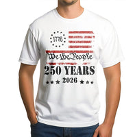 1776 We The People T-Shirt | 250 Years Anniversary Vintage Distressed Flag Design | 100% Soft Cotton Unisex Tee | Gift for History and Patriotic Fans