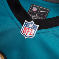 Jacksonville Jaguars Bhayshul Tuten Teal Alternate 2 Game Jersey