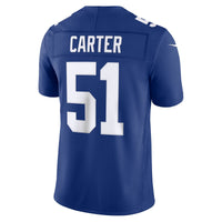 New York Giants Abdul Carter Royal Team Printed Limited Jersey