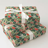 Christmas Pinwheel Gift Wrap, Peppermint Candy Wrapping Paper, Abstract Holiday Wrapping Paper, Festive Candy Cane Present Wrap Roll