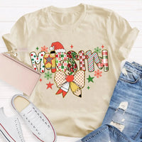 Maestra Bow Snowman Holiday Shirt, Bilingual Teacher Christmas T-Shirt, Spanish Teacher Graphic Tee, Adorable Christmas Maestra T-Shirt