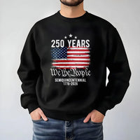 America 250 Years Sweatshirt | We The People Semiquincentennial 1776-2026 Design | Soft Cotton Polyester Blend | Patriotic Gift for History Lovers