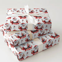 Nurse Doctor Christmas Gift Wrap, Humorous Syringe Santa Wrapping Paper, Medical Holiday Wrapping Paper, Healthcare Worker Present
