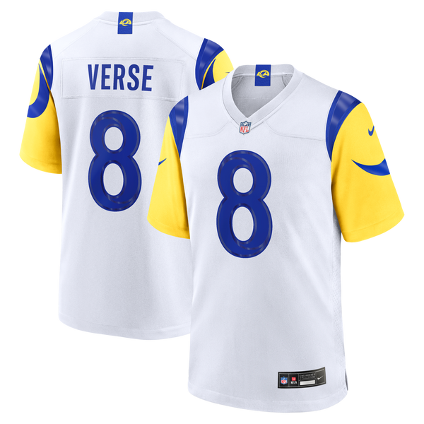 Los Angeles Rams Jared Verse Nike White White Game Player Jersey