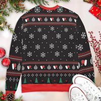 Humorous Sarcastic Holiday Sweater, Kiss My Mistletoe Ugly Christmas Sweatshirt, Retro Adult Xmas Crewneck, Holiday Party Pullover