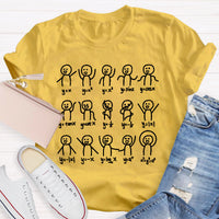 Graph Algebra Dance Figures Math Teacher T-Shirt