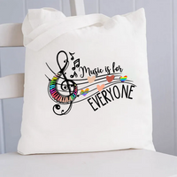 Music Is For Everyone Canvas Tote Bag