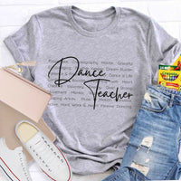 Dance Teacher Definition Hard Work And Heart T-Shirt