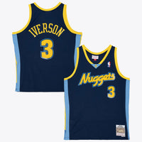 Denver Nuggets Allen Iverson 2006 Alternate Authentic Jersey - Ash Blue