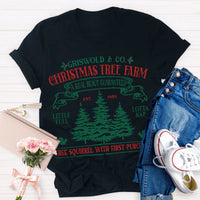 Christmas Tree Farm A Real Beauty Guaranteed Squirrel T-Shirt