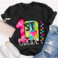 Personalized Grade 1st Grade Back To School Teacher T-Shirt