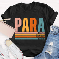 Support And Motivate Teacher T-Shirt