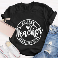 Personalized Retired Time Teacher T-Shirt