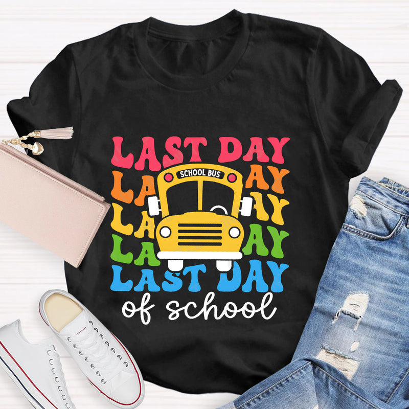 School Bus Driver Last Day Of School T-Shirt