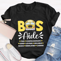 Bus Aide Fun Compassionate T-Shirt