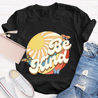 Be Kind Sunshine Butterfly Teacher T-Shirt