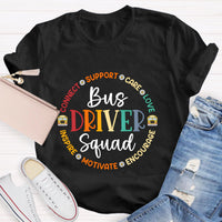 Bus Driver Squad Teacher T-Shirt